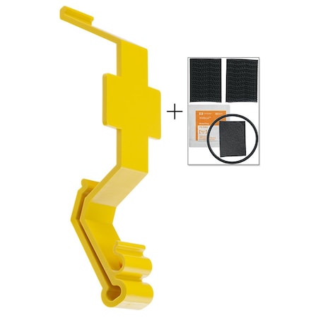 Glove Guard Goggle Guard clip with Accessory Kit, Yellow 81400YW